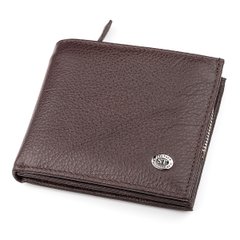 Чоловічий гаманець ST Leather 18344 (ST154) шкіряний Коричневий