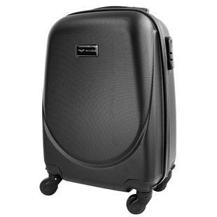 Чемодан маленький облегченный на 4-х колесах WINGS (ВИНГС) JAKW310XS-black Черный