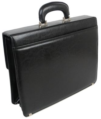 Портфель мужской на кодовых замках из эко кожи JPB TE-35ZSZ черный