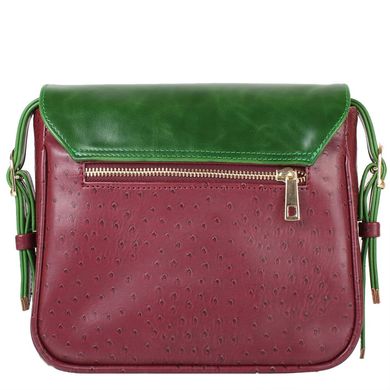Женская сумка из качественного кожезаменителя LASKARA (ЛАСКАРА) LK-10245-green-plum Зеленый