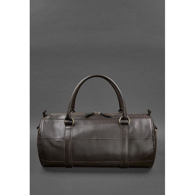 Натуральная кожаная сумка Harper темно-коричневая краст Blanknote BN-BAG-14-choko