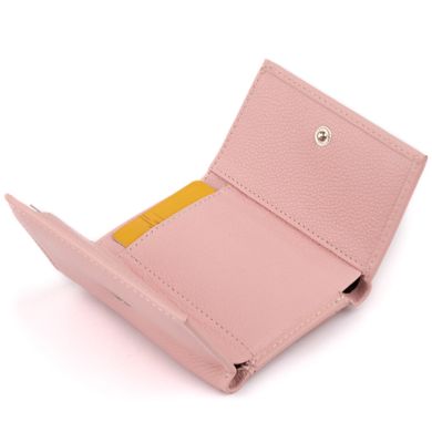 Маленькое портмоне из кожи женское ST Leather 19357 Розовое