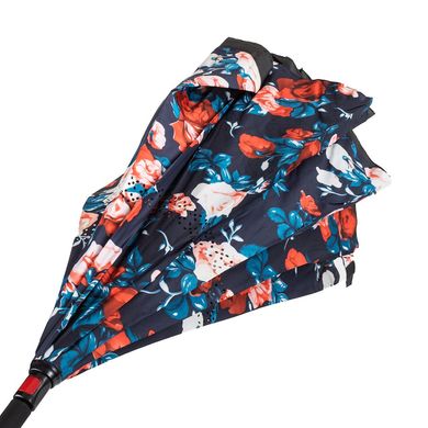 Зонт-трость обратного сложения механический женский ART RAIN (АРТ РЕЙН) ZAR11989-10 Синий