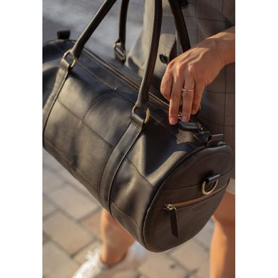 Натуральная кожаная сумка Harper темно-коричневая краст Blanknote BN-BAG-14-choko