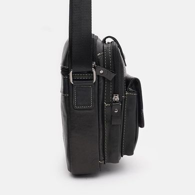 Чоловіча шкіряна сумка Keizer K1336bl-black