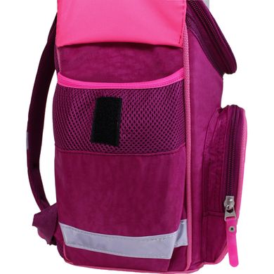 Рюкзак школьный каркасный с фонариками Bagland Успех 12 л. малиновый 167 (00551703) 80213722