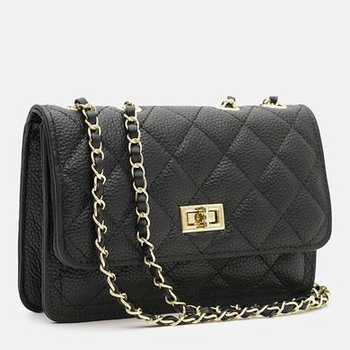 Женская кожаная сумка Borsa Leather K11512bl-black