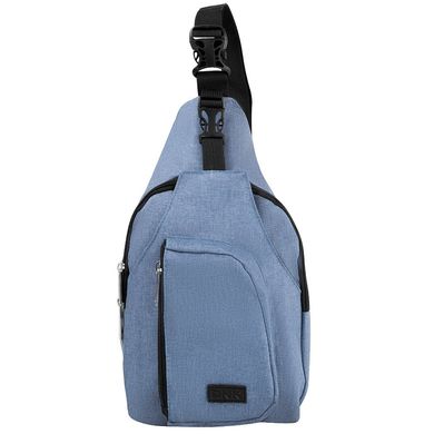 Мужская сумка-рюкзак DNK LEATHER (ДНК ЛЕЗЕР) DNK-JOKER№3-BAG-4 Синий
