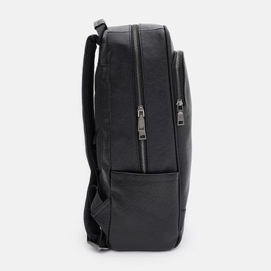 Чоловічий шкіряний рюкзак Ricco Grande K16616bl-black