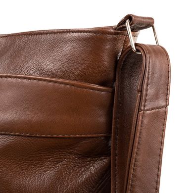 Жіноча шкіряна сумка-планшет TUNONA (ТУНОНА) SK2418-10 Коричневий