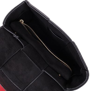Класична вечірня сумка для жінок з палітурками з натуральної шкіри Vintage 22313 Чорна