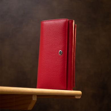 Класичний жіночий гаманець ST Leather 19376 Червоний