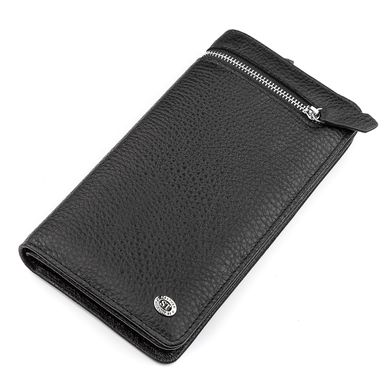 Чоловічий гаманець ST Leather 18444 (ST291) натуральна шкіра Чорний