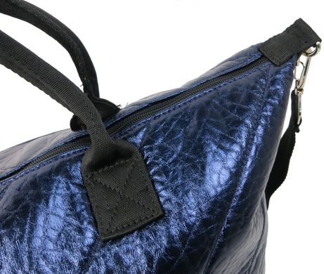 Дутая женская сумка из кожзаменителя Wallaby синяя