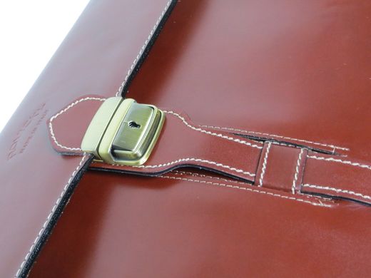 Діловий портфель з натуральної шкіри Rovicky AWR-4-1 коричневий