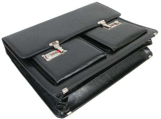 Чоловічий портфель на кодових замках з еко шкіри JPB TE-35ZSZ чорний
