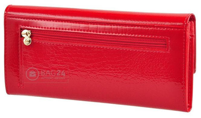 Яскравий шкіряний жіночий гаманець Chanel, Червоний