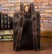 Рюкзак кожаный дорожный Vintage 14796 Коричневый