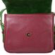 Жіноча сумка з якісного шкірозамінника LASKARA (Ласкарєв) LK-10245-green-plum Зелений