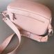 Натуральна шкіряна сумка поясна-кроссбоді Vacation рожева флотар Blanknote TW-Vacation-rose-flo