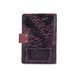 Шкіряне портмоне для паспорта / ID документів HiArt PB-03S / 1 Shabby Plum "Discoveries"