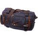 Великий рюкзак-трансформер у стилі мілітарі із щільного текстилю Vintage 22157 Чорний