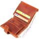 Мужской бумажник из добротной винтажной кожи KARYA 21327 Рыжий