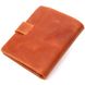 Мужской бумажник из добротной винтажной кожи KARYA 21327 Рыжий