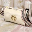 Изумительная сумка для стильных женщин из натуральной кожи Vintage 22264 Белый