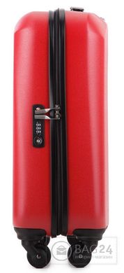 Элитный пластиковый чемодан WITTCHEN 56-3-511-3, Красный