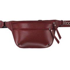 Жіноча шкіряна сумка на пояс Ricco Grande 1L948-burgundy
