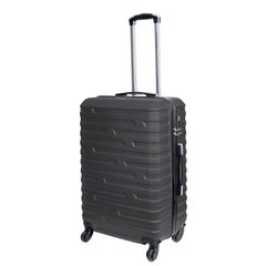Пластикова валіза середнього розміру Costa Brava 22" Vip Collection темно-сіра Costa.22.Grey