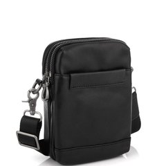 Кожаная маленькая сумка через плечо Tiding Bag 1631A Черный
