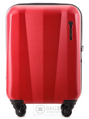 Элитный пластиковый чемодан WITTCHEN 56-3-511-3, Красный