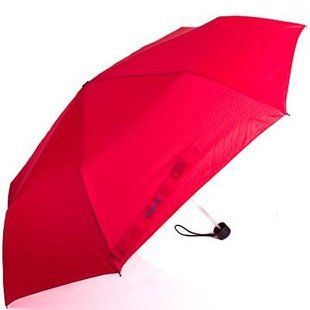 Парасолька жіноча компактна механічна HAPPY RAIN (ХЕППІ Рейн) U42651-3 Червона