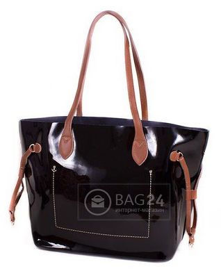 Отличная женская сумка из натуральной кожи ETERNO E12475, Черный
