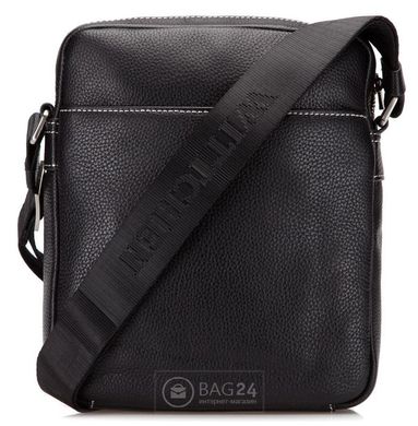 Сучасна чоловіча сумка з натуральної шкіри WITTCHEN 28-4-022B-1, Чорний