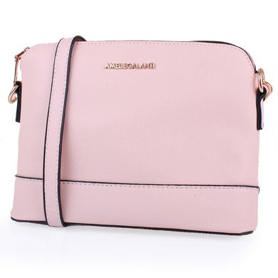 Жіноча міні-сумка з якісного шкірозамінника AMELIE GALANTI (АМЕЛИ Галант) A991248-pink Рожевий