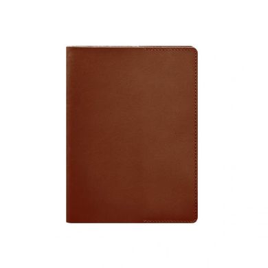 Натуральная кожаная обложка для блокнота 6.0 (софт-бук) светло-коричневая Blanknote BN-SB-6-k