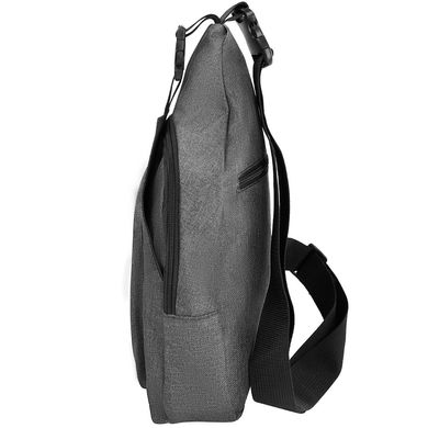 Мужская сумка-рюкзак DNK LEATHER (ДНК ЛЕЗЕР) DNK-JOKER№3-BAG-10 Серый