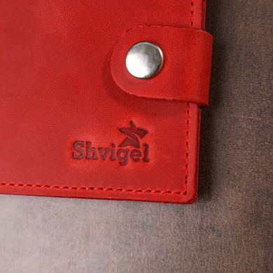 Жіноче невелике вінтажне портмоне Shvigel 16455 Червоний