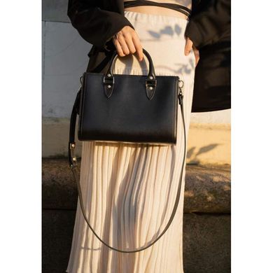 Жіноча шкіряна сумка Fancy чорна краст Blanknote TW-Fency-black