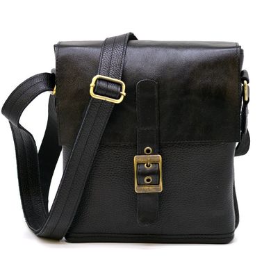 Мужская кожаная сумка-мессенджер FGA-7157-3md бренда TARWA Черный