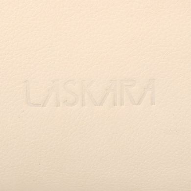 Жіноча шкіряна сумка LASKARA (Ласкара) LK-DS264-beige-raspbery Бежевий