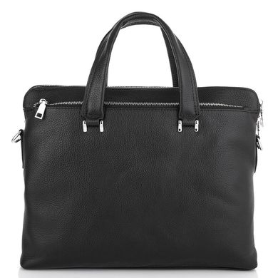 Уценка! Мужская классическая кожаная сумка для ноутбука Tiding Bag NM23-2307A-5 Черный