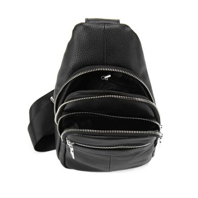 Кожаная сумка слинг Tiding Bag M56-698A Черный