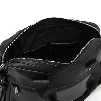 Мужская кожаная сумка для документов ноутбука макбука TARWA GA-2069-4lx Черный