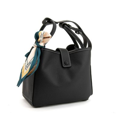 Женская сумка через плечо из натуральной кожи Olivia Leather B24-W-6056A Черный