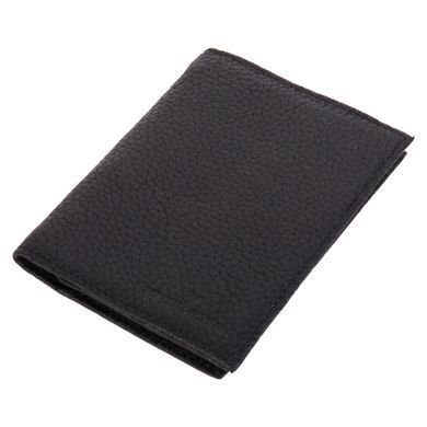 Шкіряна обкладинка для документів 101F Vip Collection, чорна 101.A.FLAT