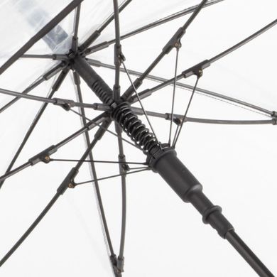 Зонт-трость женский полуавтомат FARE (ФАРЕ), коллекция "Pure" FARE7112-black Прозрачный